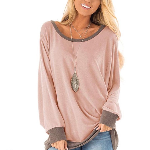 Tops - Beautiful woman long sleeve top
